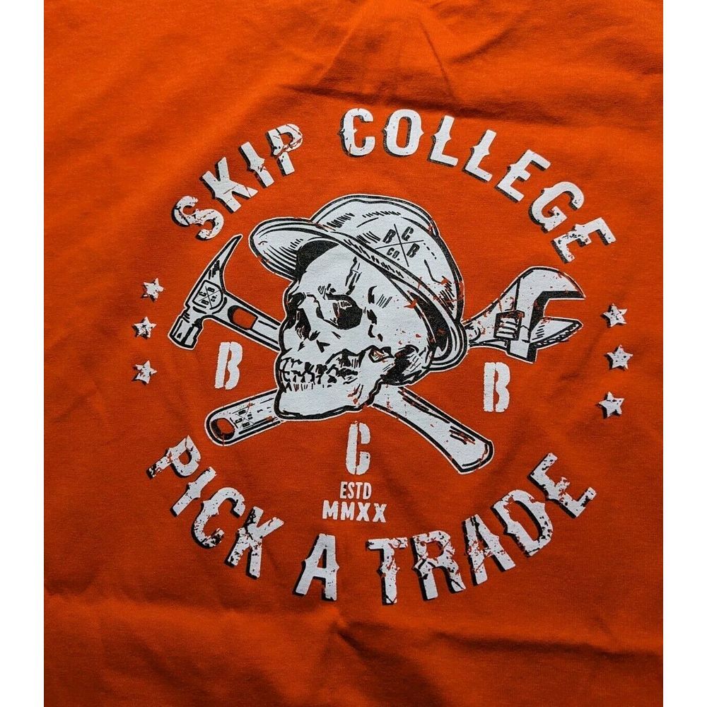 Vintage Bayside Short Sleeve T Shirt Men's Size 3X-Large Orange Made In USA